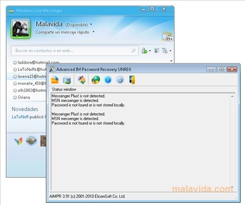 Advanced Instant Messengers Password Recovery (AIMPR) 3.8 Anglais