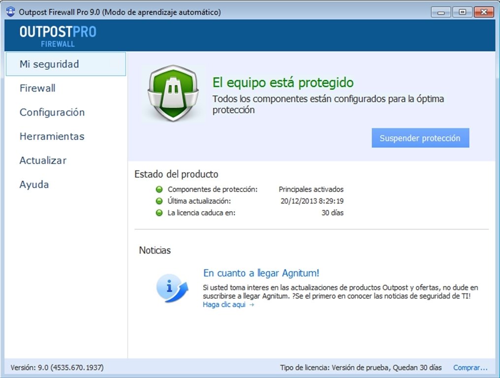 Agnitum Outpost Firewall Free 2009 6.5.5 Englez�