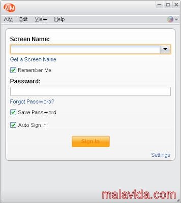 AOL Instant Messenger (AIM) 6.8.12.4 Anglais
