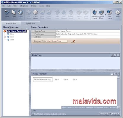 AllWebMenus Lite 4.2 build 664 Inglese