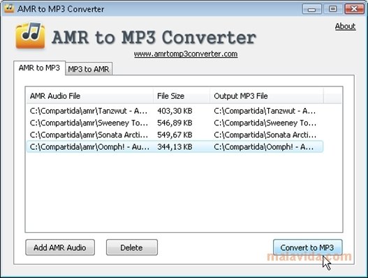 Download AMR to MP3 Converter free527