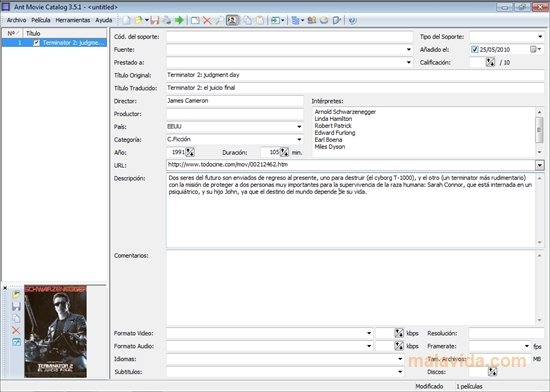 Ant Movie Catalog 4.1.0.2