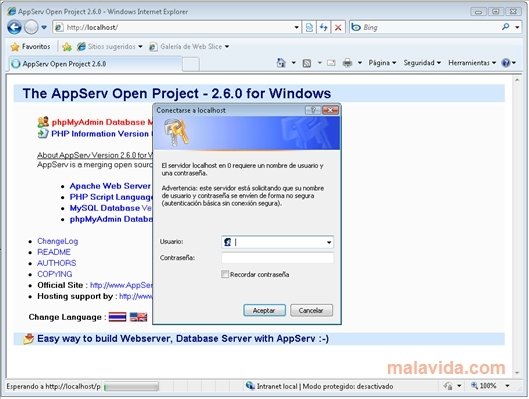 AppServ 2.6.0