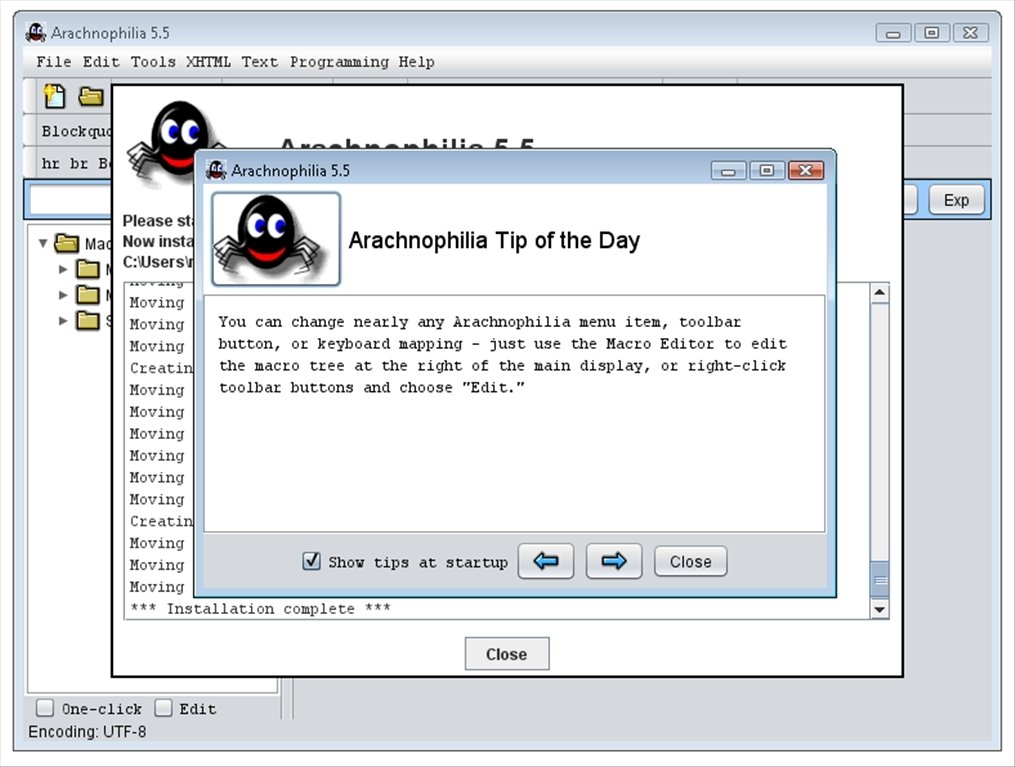 Arachnophilia 5.5 Build 2665