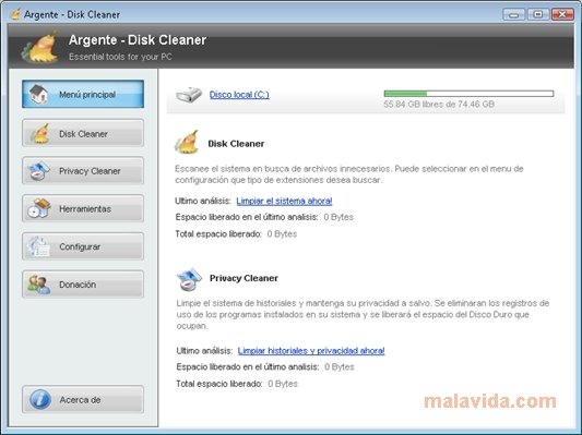 Argente Disk Cleaner 1.2.0.3