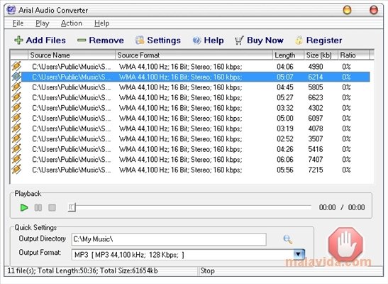Arial Audio Converter 2.4.11 Anglais
