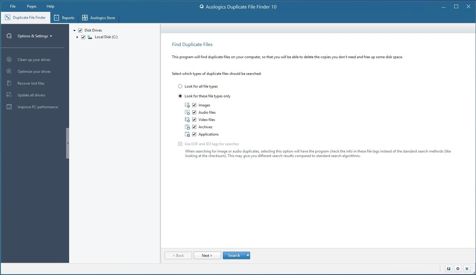 Auslogics Duplicate File Finder 2.2.1.0