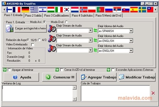 Avi2Dvd  0.5 Espa�ol