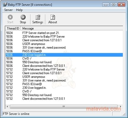 Baby FTP Server 1.24