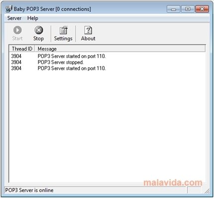 Baby POP3 Server  1.04 Ingl�s