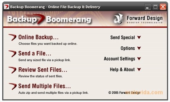 Backup Boomerang  2.10