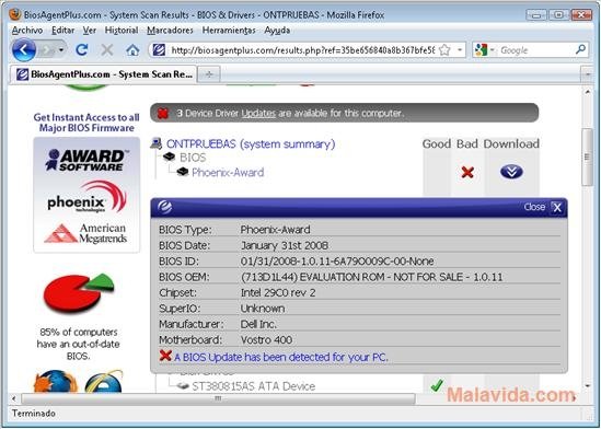 BIOS Agent Plus 2.2011.4.15