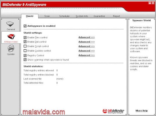 BitDefender 9 Antispyware Ingl�s