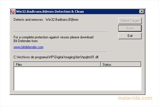 BitDefender Badtrans.B Removal Engelsk