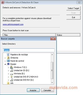 BitDefender SirCam Removal Engels