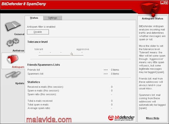 BitDefender 8 SpamDeny Ingl�s