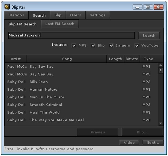 Blipster 1.2.1 beta