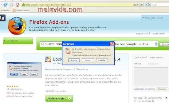 Bookmark Duplicate Detector 0.7.2 Deutsch
