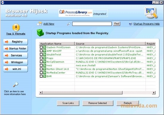 Browser Hijack Retaliator 4.5.0.471
