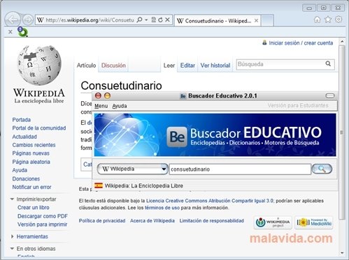 Buscador Educativo  2.0.1 Espa�ol