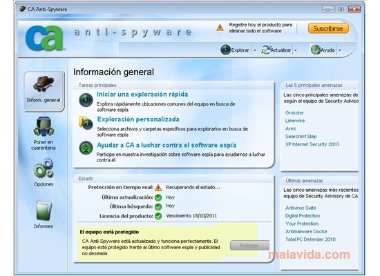 CA Anti-Spyware 2009