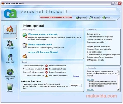 CA Personal Firewall CA Personal Firewall