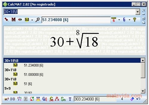CalcMAT  2.81 Espa�ol