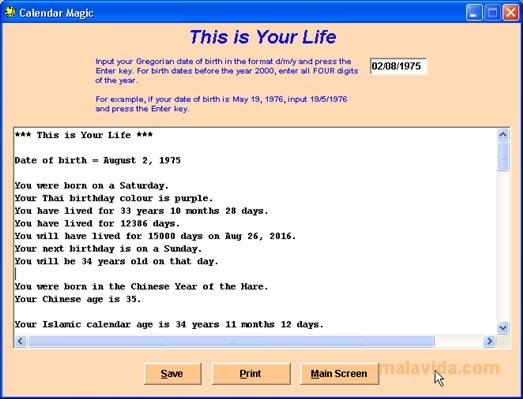 Calendar Magic 18.0