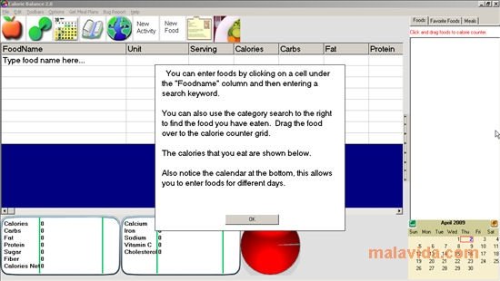 Calorie Balance Diet  4.0.8 Ingl�s