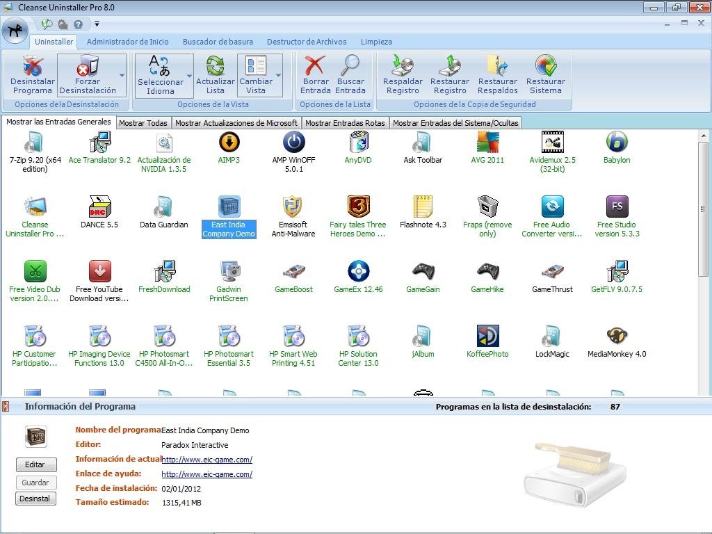 Cleanse Uninstaller Pro 8.0