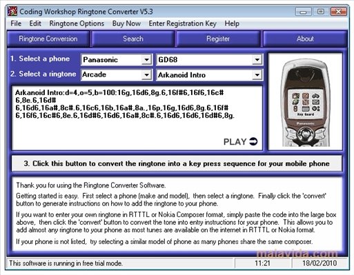 Coding Workshop Ringtone Converter  5.3