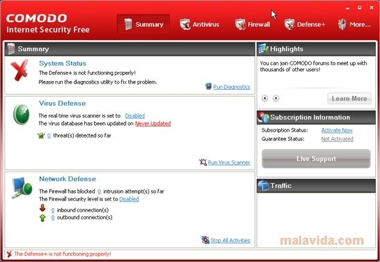 Comodo Antivirus 3.12 Englez�