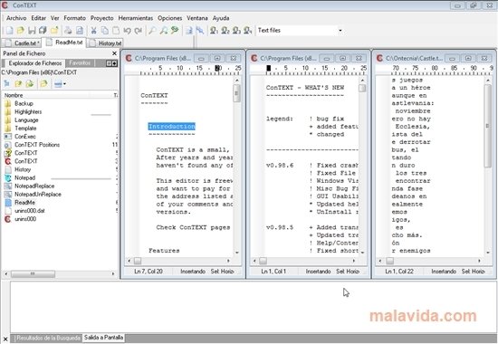 ConTEXT  0.98.5
