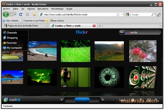 Cooliris 1.9.1 para Firefox 3 Engels