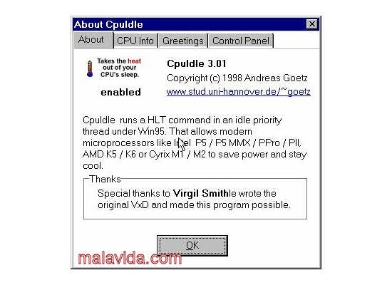 Cpuidle Extreme (95/98/ME) Ingl�s
