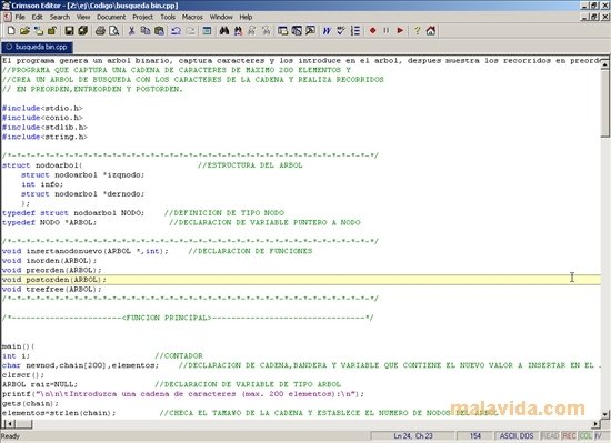 Crimson Editor 3.72 Inglese