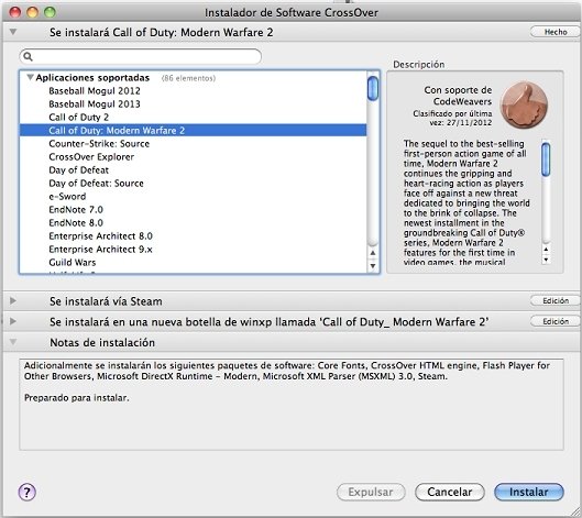 CrossOver Mac 7.1 Engels