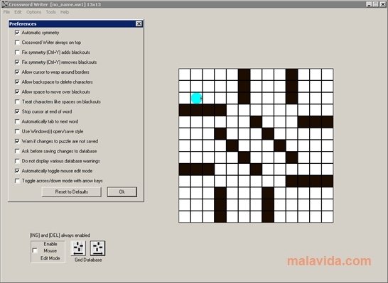 Crossword Writer 1.00 Englisch
