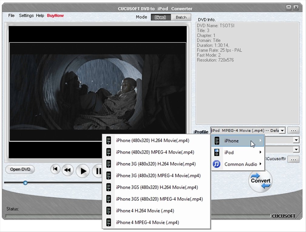 Download Cucusoft DVD to iPod Converter free