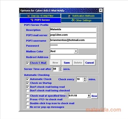 Cyber-Info E-Mail Notify 4.98