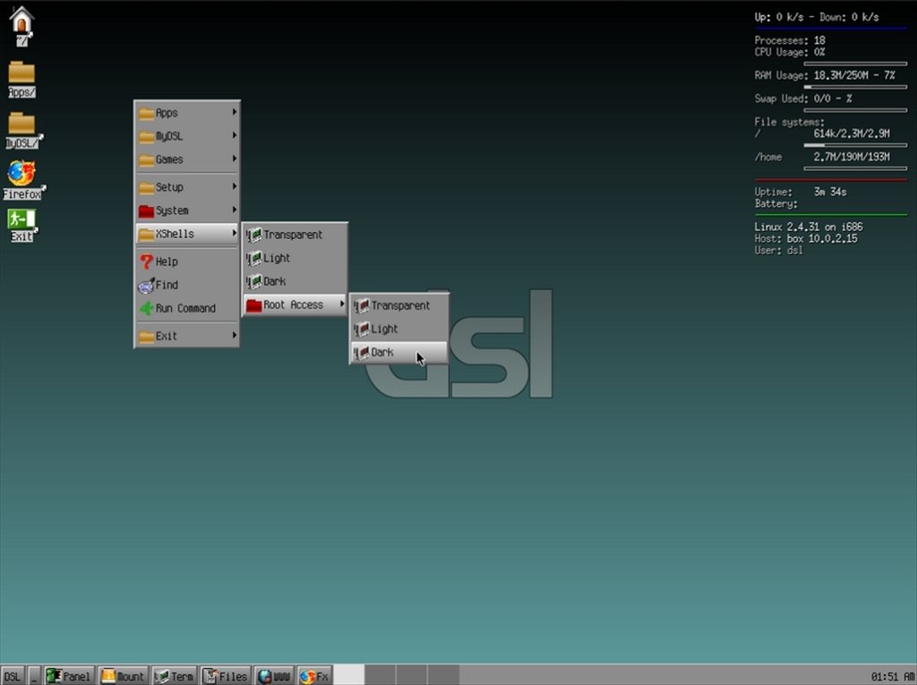 Damn Small Linux 4.4.10 Espa�ol