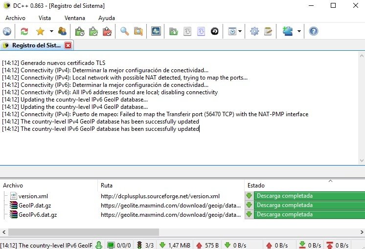 DC++ 0.707 Engels