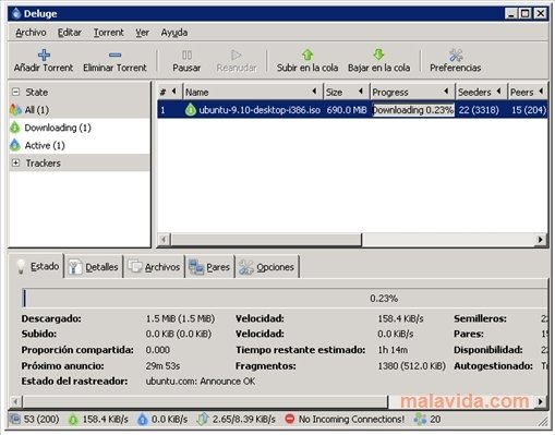 Deluge 1.1.9 Anglais