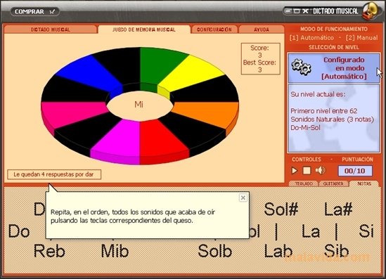 Dictado & Memoria Musical  1.2 Espa�ol