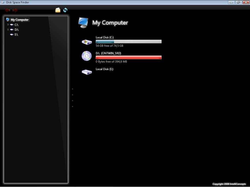 Disk Space Finder