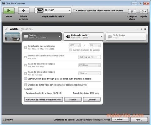 DivX Converter Plus 10.1.1