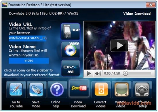 Downtube  Desktop lite 3 beta 01