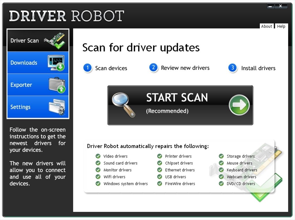 T\u00e9l\u00e9charger Driver Robot gratuit