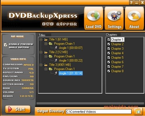 DVD Backup Xpress DVD Ripper 1.0.0.14