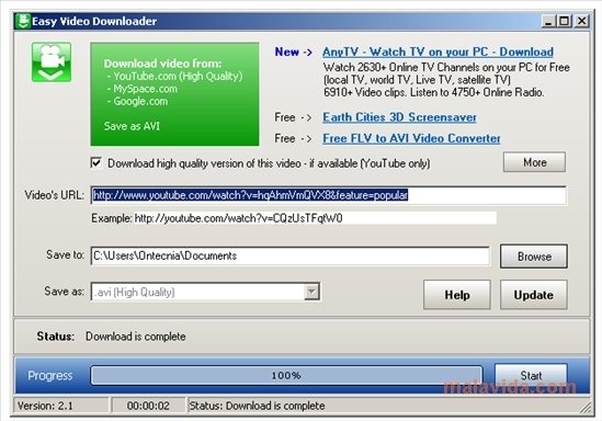 Easy Video Downloader  2.1